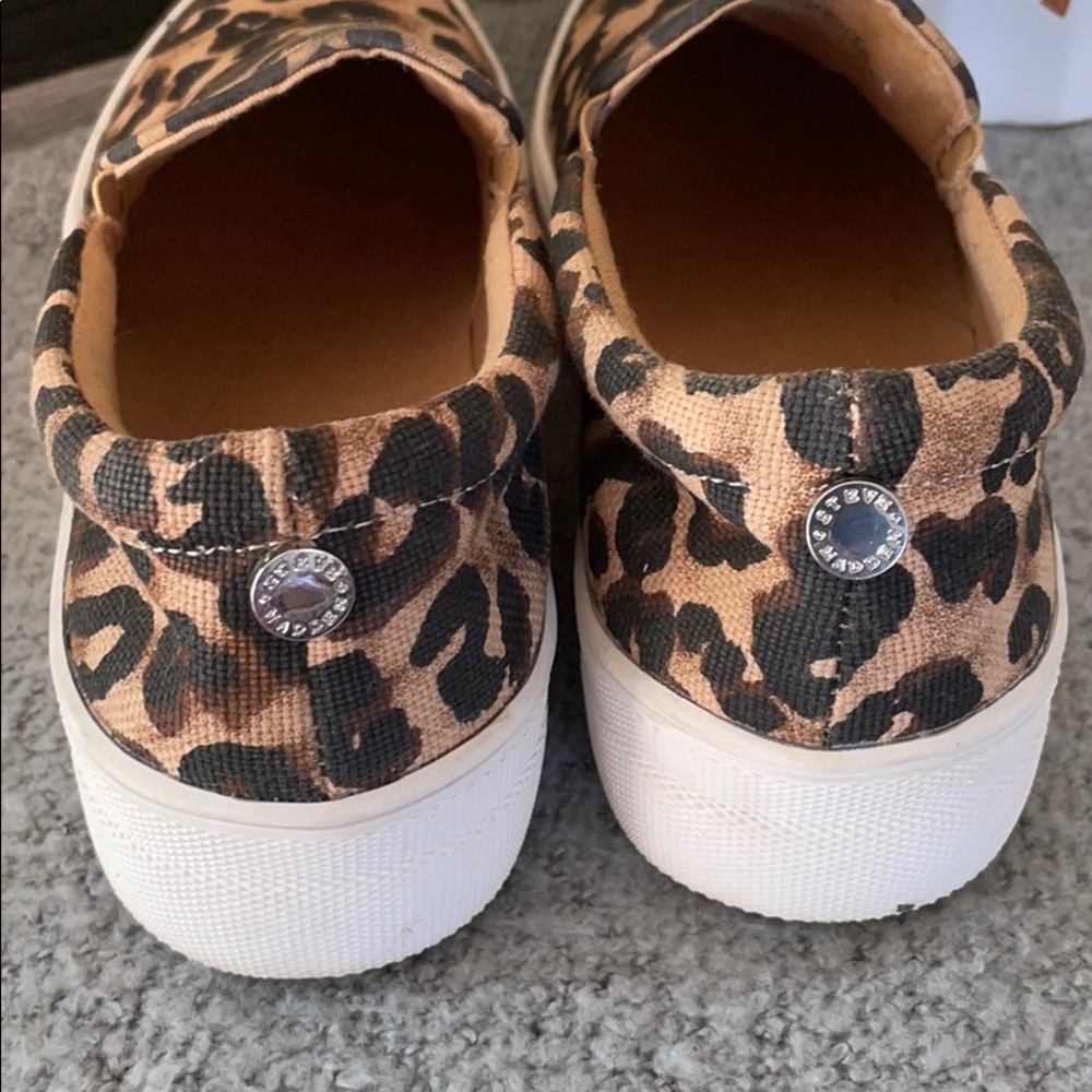 Steve Madden Leopard Print Canvas Shoes - image 5